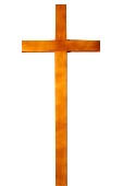 Крест сосна католический светлый 